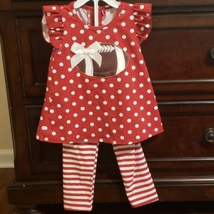 Red/white Football Outfit